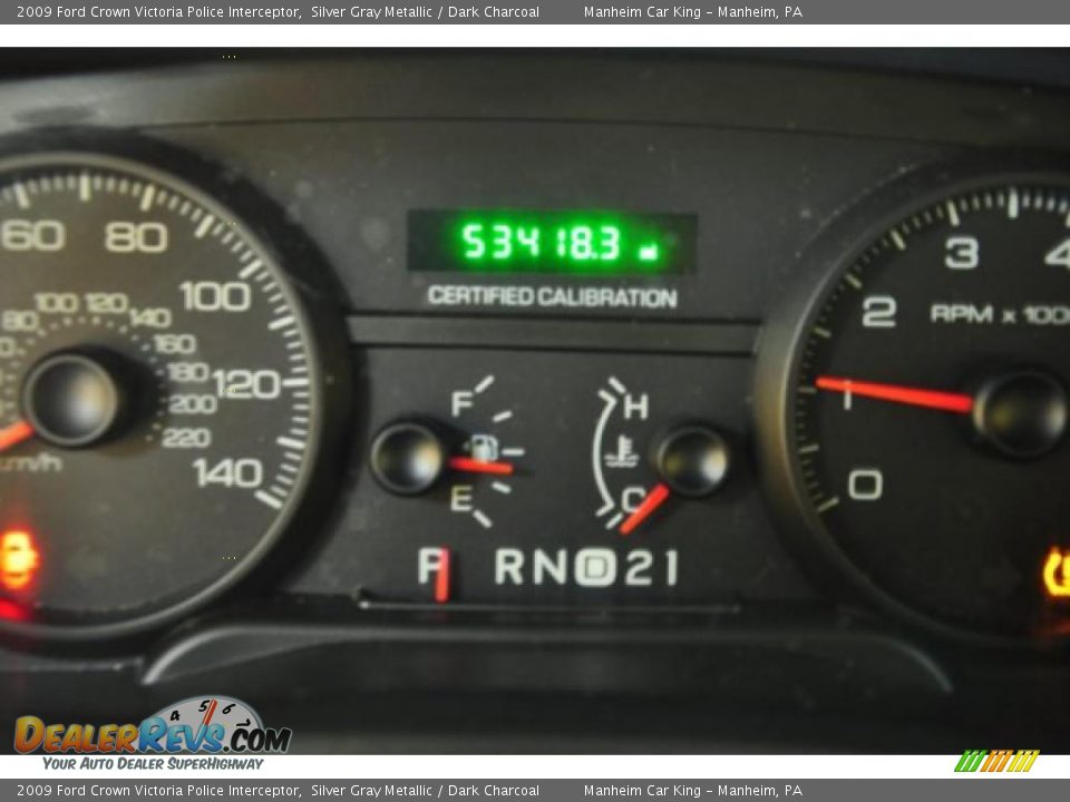 2009 Ford Crown Victoria Police Interceptor Silver Gray Metallic / Dark Charcoal Photo #6