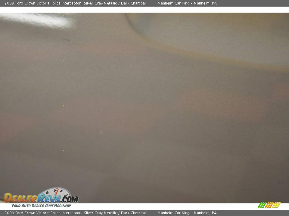 2009 Ford Crown Victoria Police Interceptor Silver Gray Metallic / Dark Charcoal Photo #17