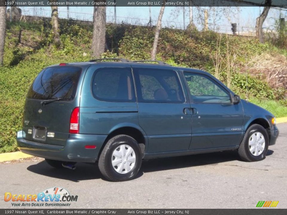 1997 Nissan Quest XE Caribbean Blue Metallic / Graphite Gray Photo #8