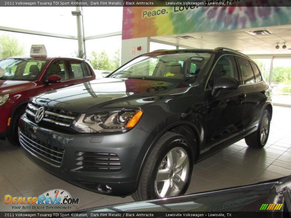 2011 Volkswagen Touareg TDI Sport 4XMotion Dark Flint Metallic / Black Anthracite Photo #1