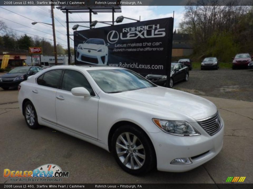 2008 Lexus LS 460 Starfire White Pearl / Cashmere Photo #1