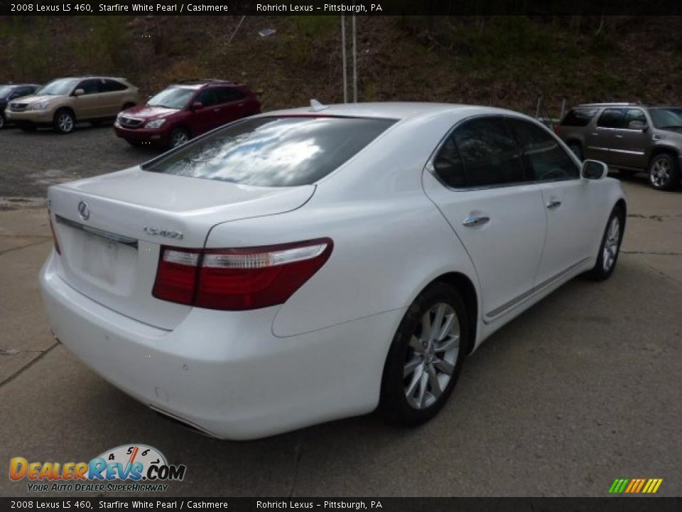 2008 Lexus LS 460 Starfire White Pearl / Cashmere Photo #2