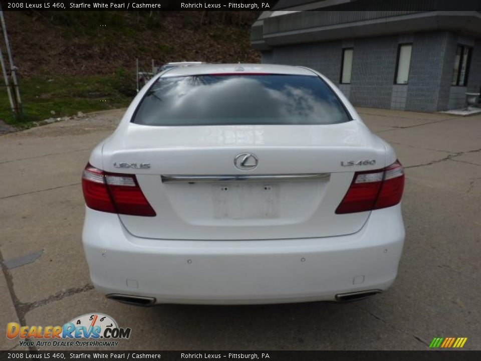 2008 Lexus LS 460 Starfire White Pearl / Cashmere Photo #3