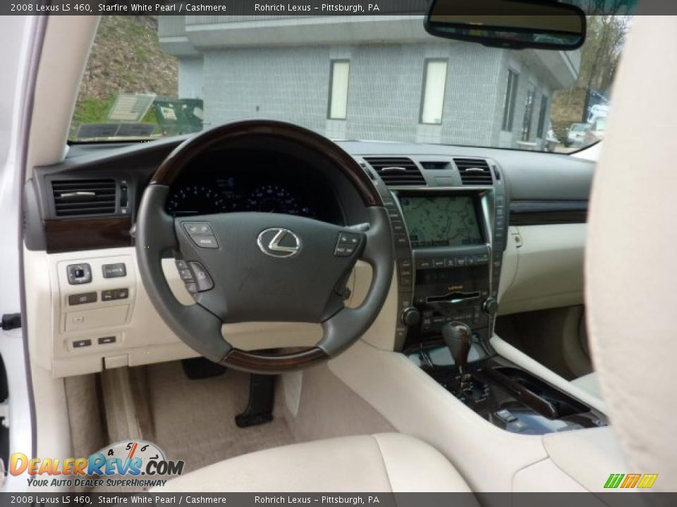 2008 Lexus LS 460 Starfire White Pearl / Cashmere Photo #10