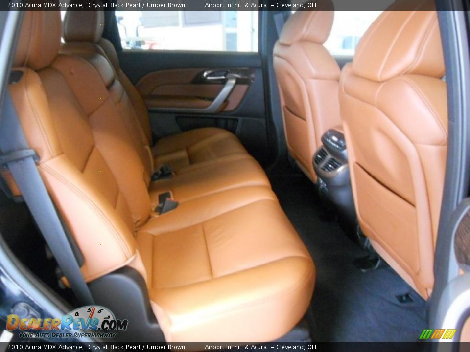 Umber Brown Interior - 2010 Acura MDX Advance Photo #15