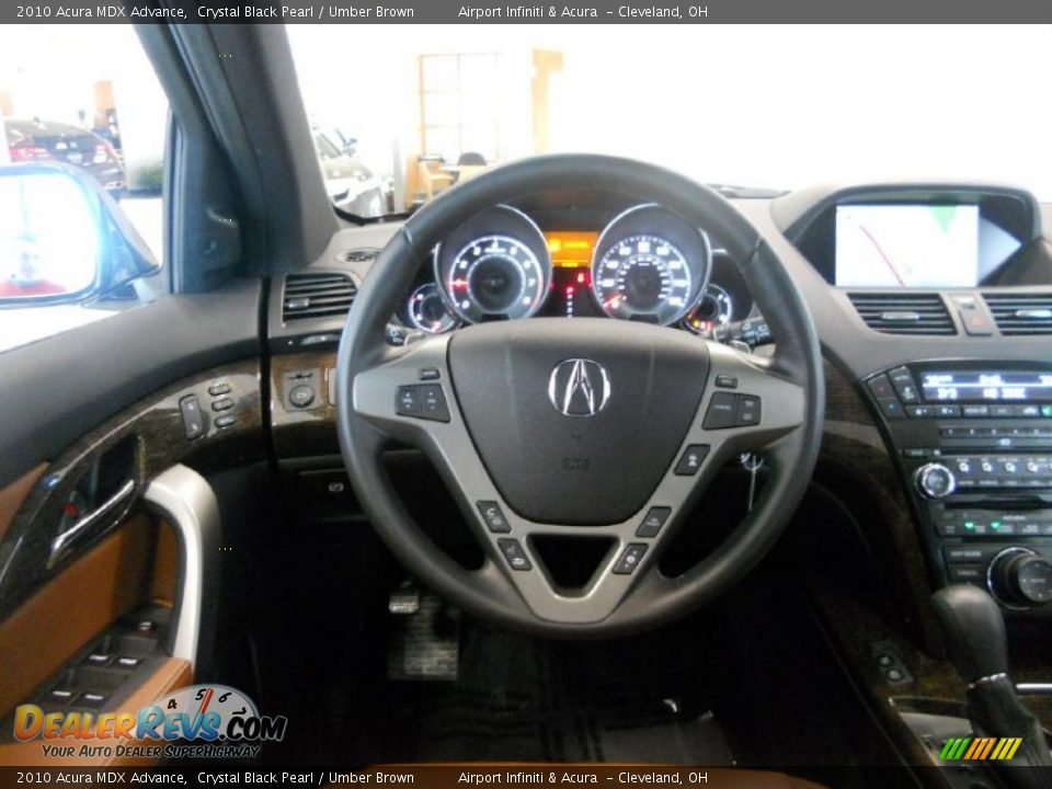 2010 Acura MDX Advance Steering Wheel Photo #18
