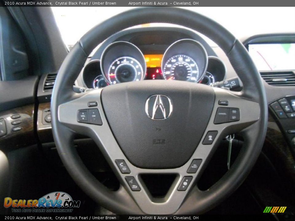 2010 Acura MDX Advance Steering Wheel Photo #21
