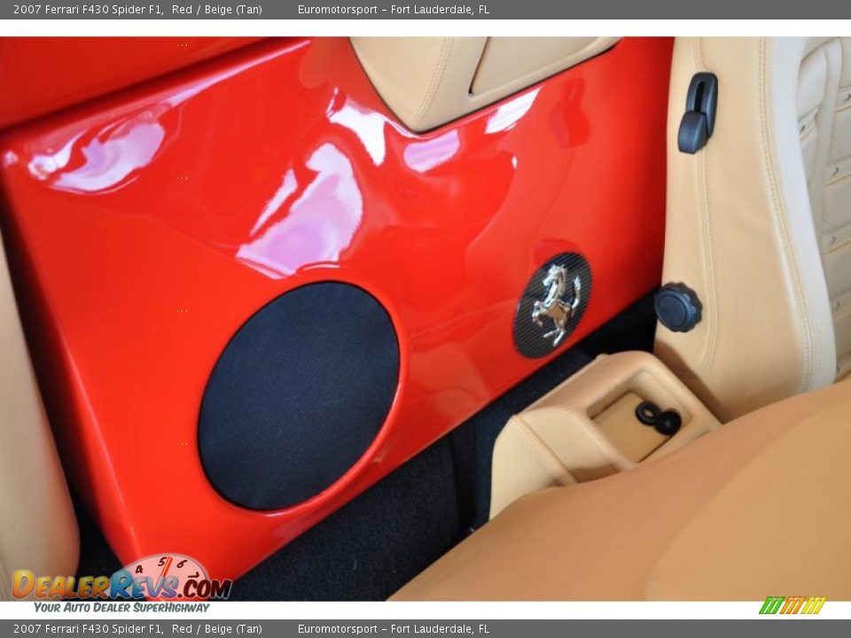 Beige (Tan) Interior - 2007 Ferrari F430 Spider F1 Photo #15