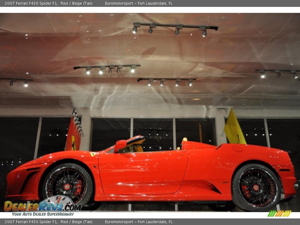 2007 Ferrari F430 Spider F1 Red / Beige (Tan) Photo #17