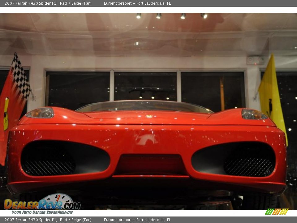 2007 Ferrari F430 Spider F1 Red / Beige (Tan) Photo #23