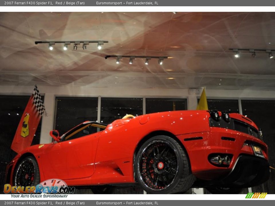 2007 Ferrari F430 Spider F1 Red / Beige (Tan) Photo #32