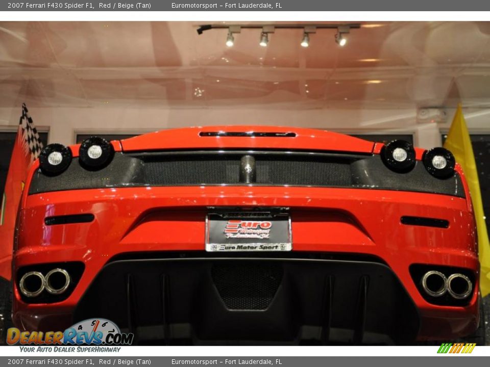 2007 Ferrari F430 Spider F1 Red / Beige (Tan) Photo #35