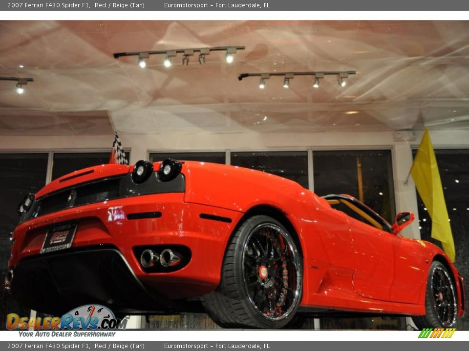 2007 Ferrari F430 Spider F1 Red / Beige (Tan) Photo #38