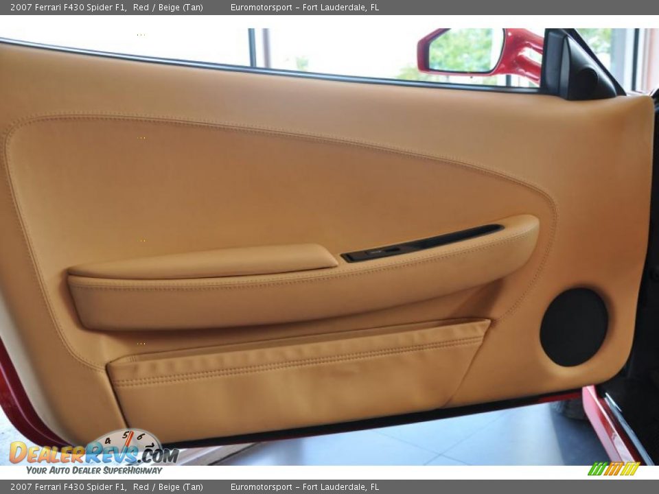 2007 Ferrari F430 Spider F1 Red / Beige (Tan) Photo #42