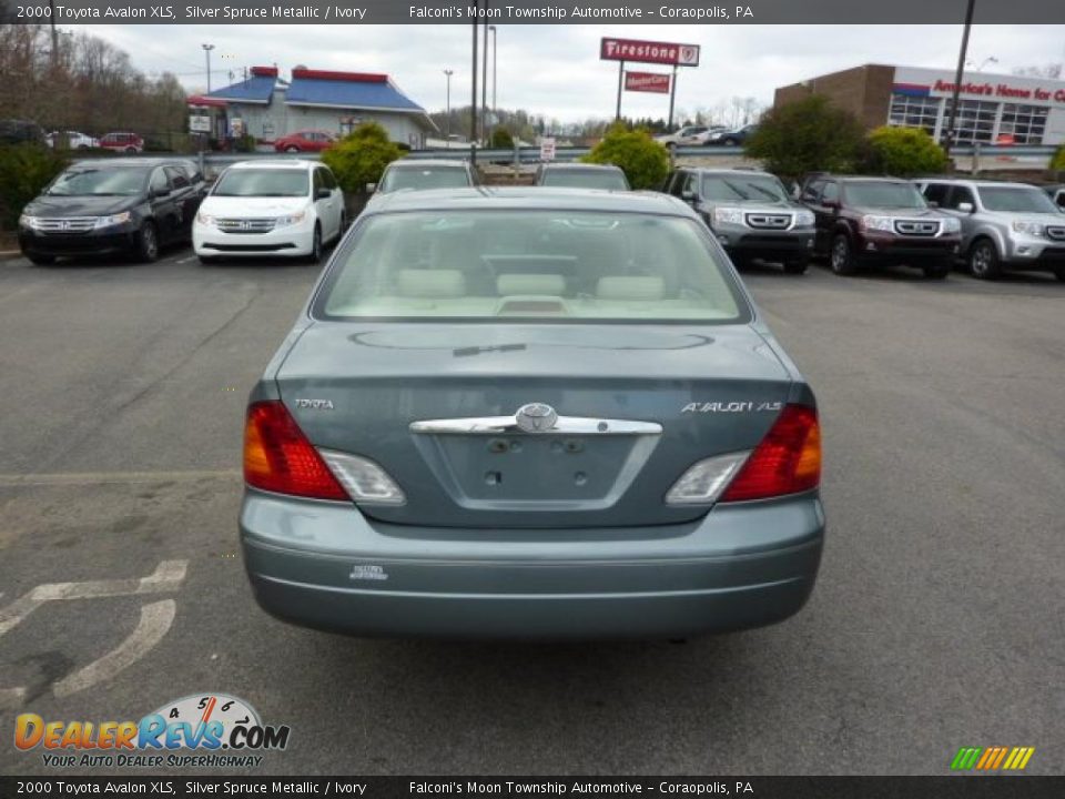 2000 Toyota Avalon XLS Silver Spruce Metallic / Ivory Photo #3