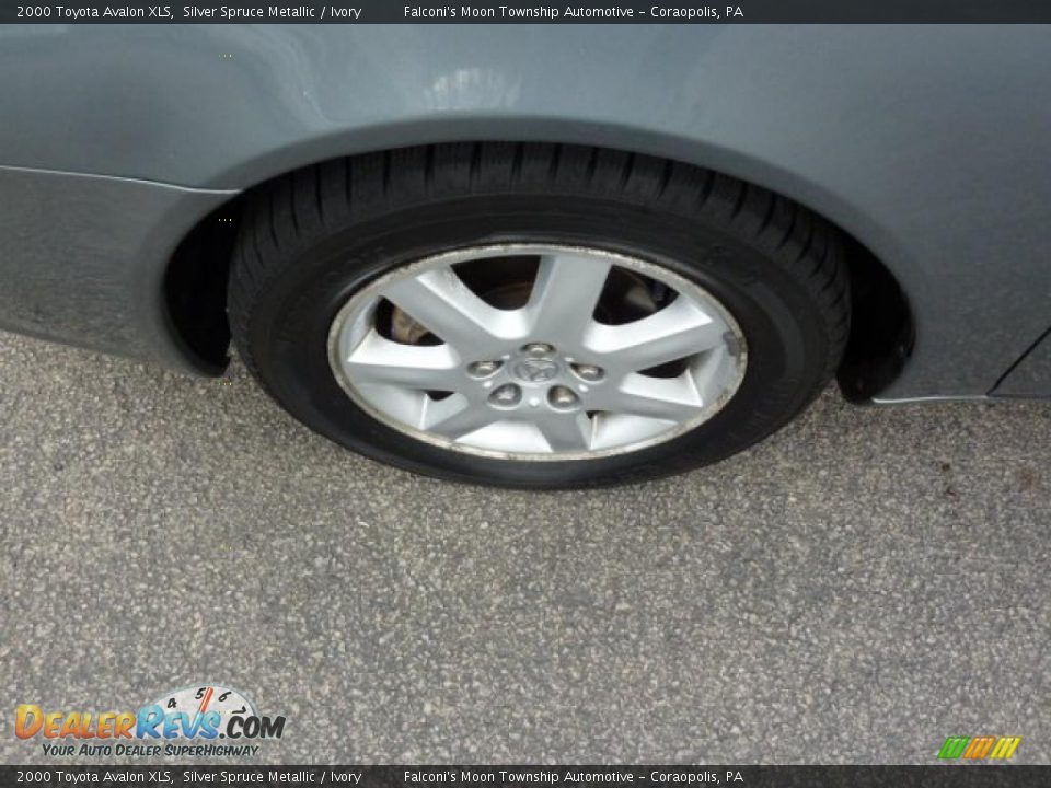 2000 Toyota Avalon XLS Silver Spruce Metallic / Ivory Photo #7