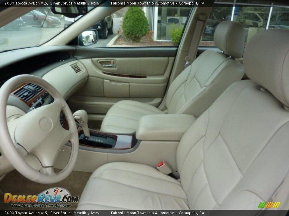 2000 Toyota Avalon XLS Silver Spruce Metallic / Ivory Photo #8