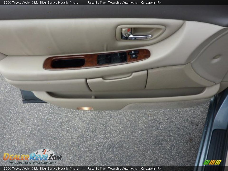 2000 Toyota Avalon XLS Silver Spruce Metallic / Ivory Photo #9
