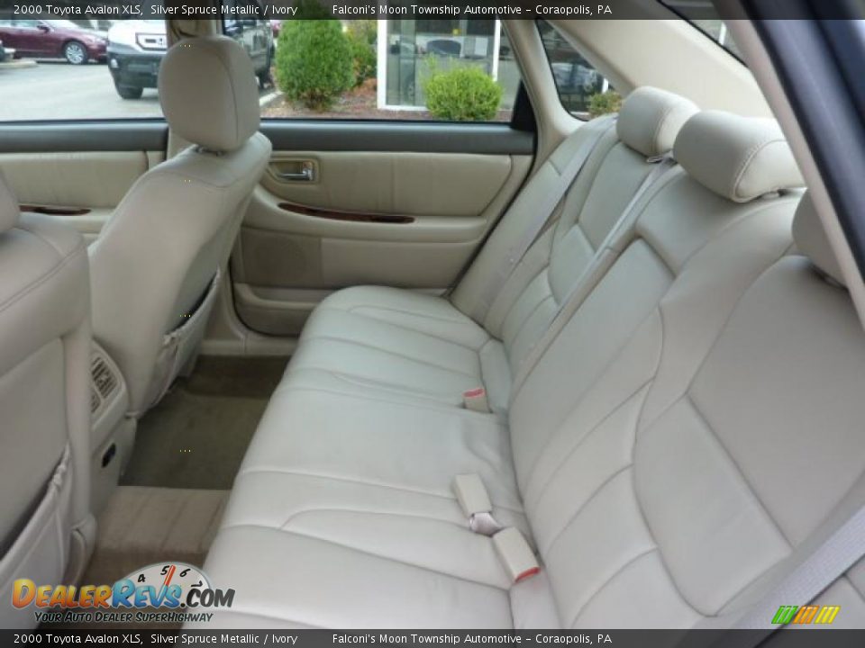 2000 Toyota Avalon XLS Silver Spruce Metallic / Ivory Photo #11