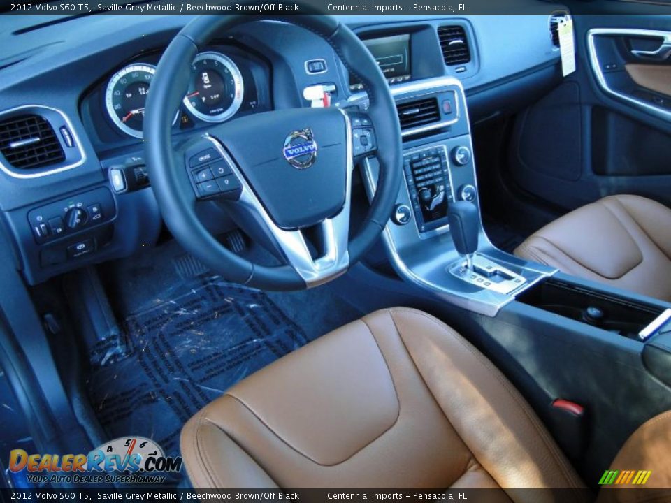 Beechwood Brown/Off Black Interior - 2012 Volvo S60 T5 Photo #5