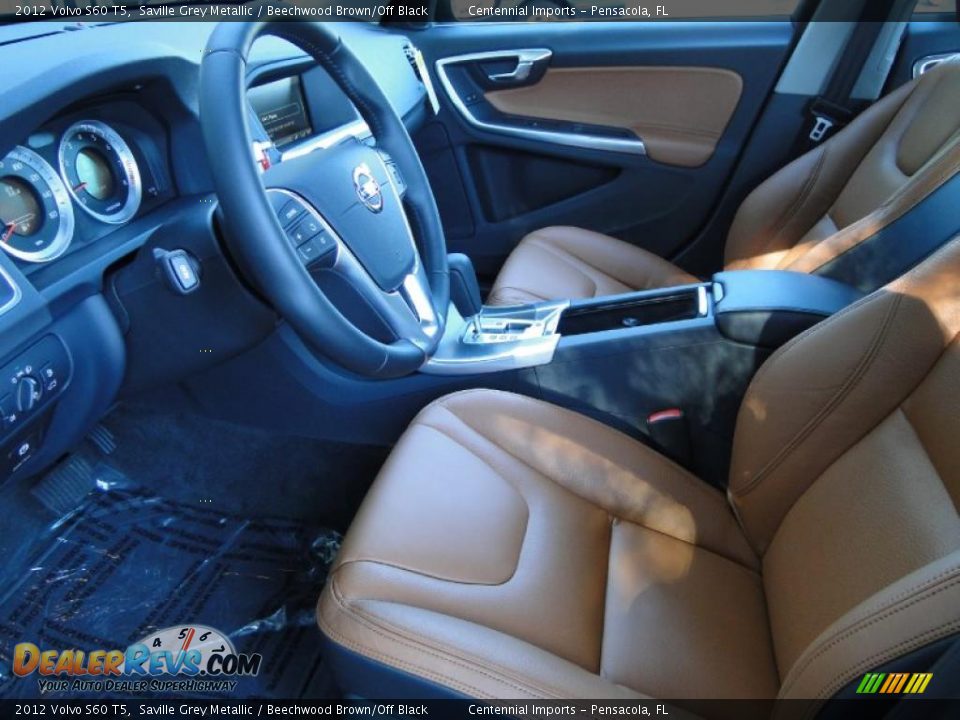 Beechwood Brown/Off Black Interior - 2012 Volvo S60 T5 Photo #6