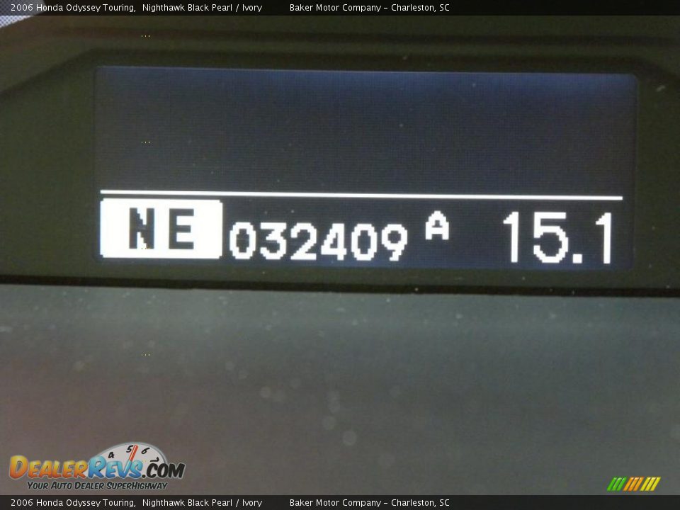 2006 Honda Odyssey Touring Nighthawk Black Pearl / Ivory Photo #29