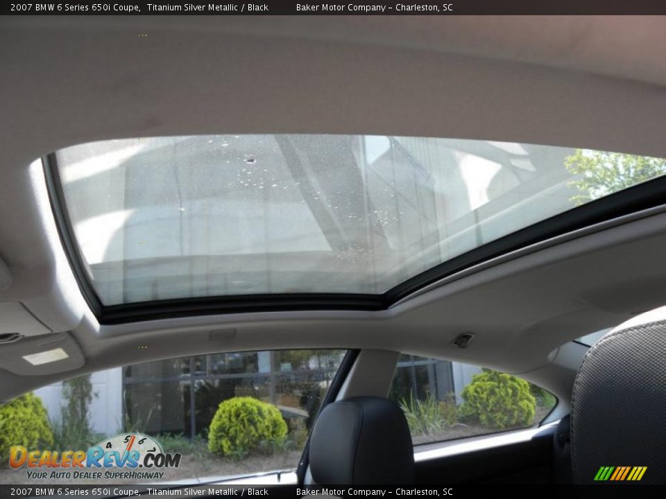 Sunroof of 2007 BMW 6 Series 650i Coupe Photo #4