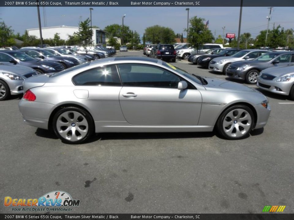 Titanium Silver Metallic 2007 BMW 6 Series 650i Coupe Photo #12