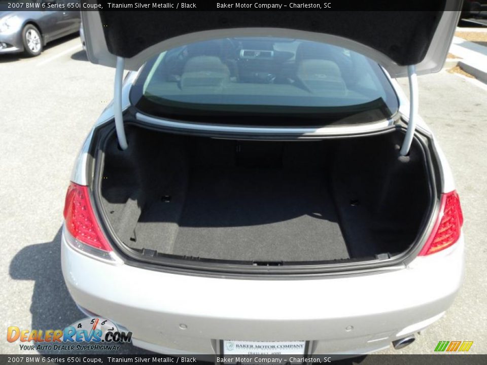 2007 BMW 6 Series 650i Coupe Trunk Photo #14