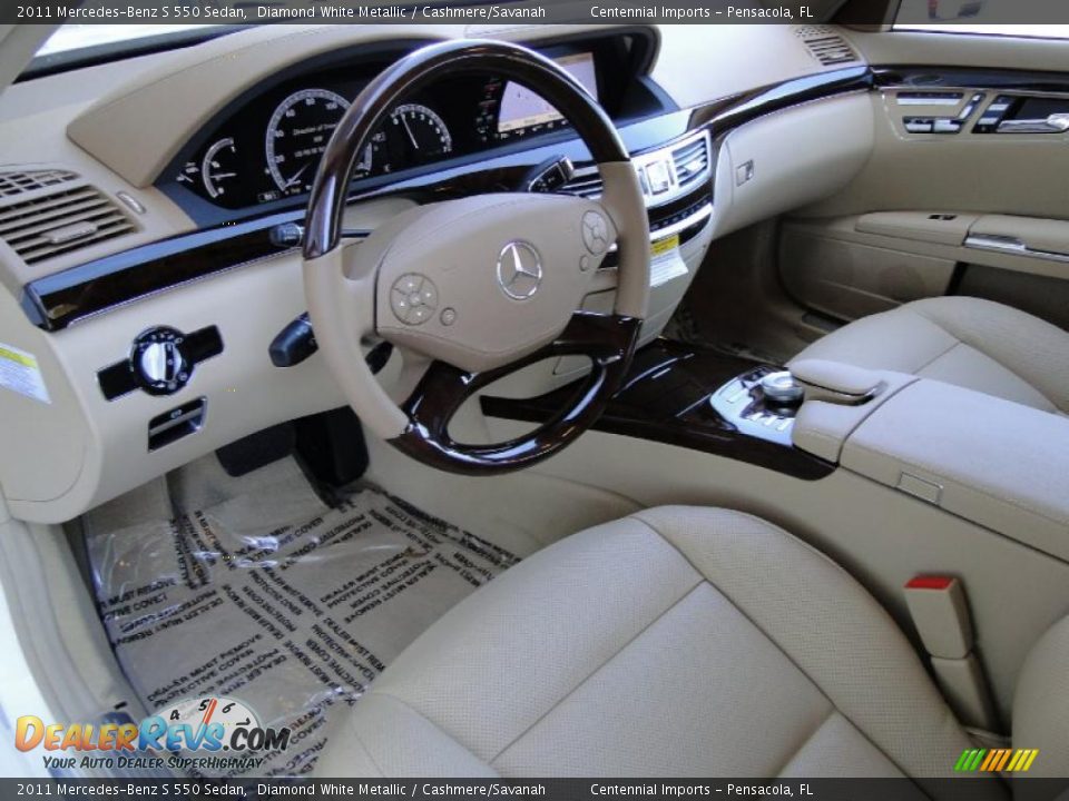 Cashmere/Savanah Interior - 2011 Mercedes-Benz S 550 Sedan Photo #5