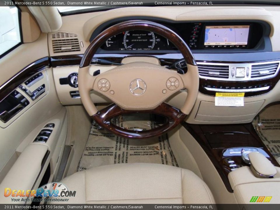 Dashboard of 2011 Mercedes-Benz S 550 Sedan Photo #6