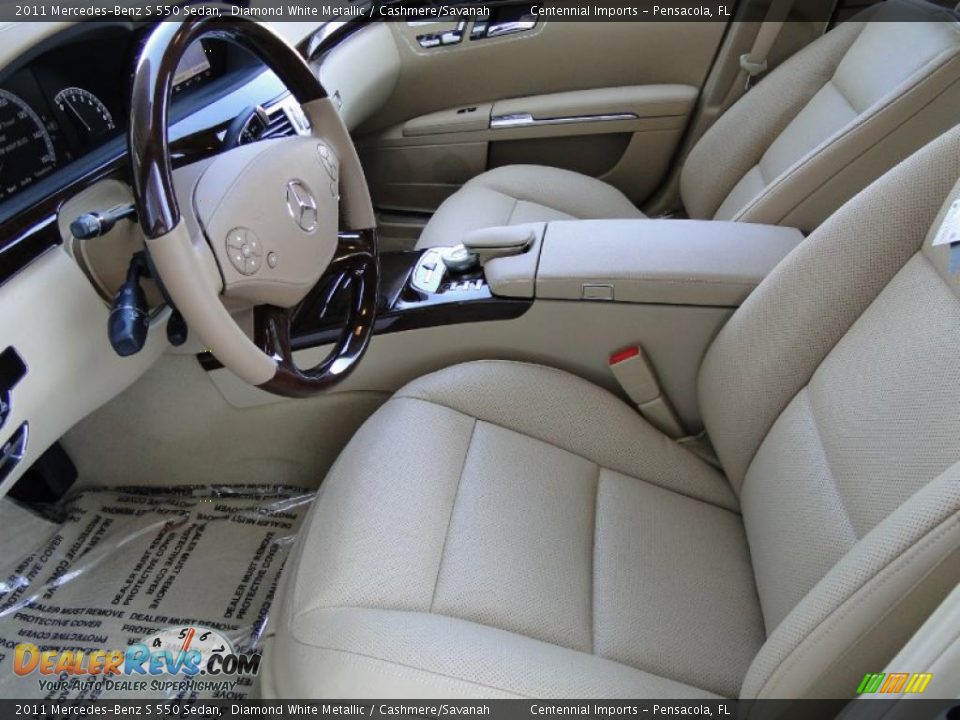 Cashmere/Savanah Interior - 2011 Mercedes-Benz S 550 Sedan Photo #15