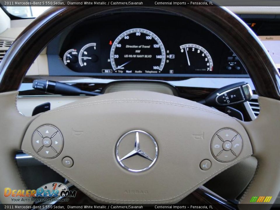 2011 Mercedes-Benz S 550 Sedan Gauges Photo #18