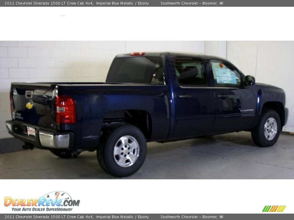 2011 Chevrolet Silverado 1500 LT Crew Cab 4x4 Imperial Blue Metallic / Ebony Photo #2