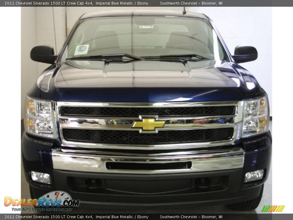 2011 Chevrolet Silverado 1500 LT Crew Cab 4x4 Imperial Blue Metallic / Ebony Photo #4