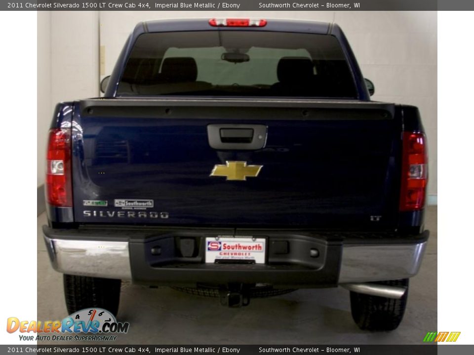 2011 Chevrolet Silverado 1500 LT Crew Cab 4x4 Imperial Blue Metallic / Ebony Photo #5