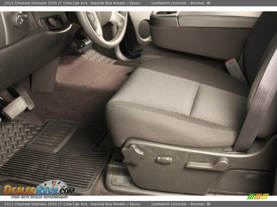2011 Chevrolet Silverado 1500 LT Crew Cab 4x4 Imperial Blue Metallic / Ebony Photo #6