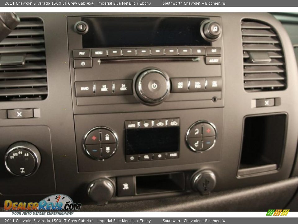 2011 Chevrolet Silverado 1500 LT Crew Cab 4x4 Imperial Blue Metallic / Ebony Photo #11
