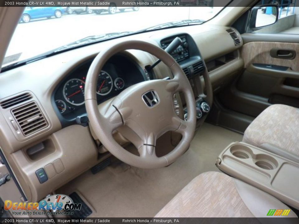 Saddle Interior 2003 Honda Cr V Lx 4wd Photo 16