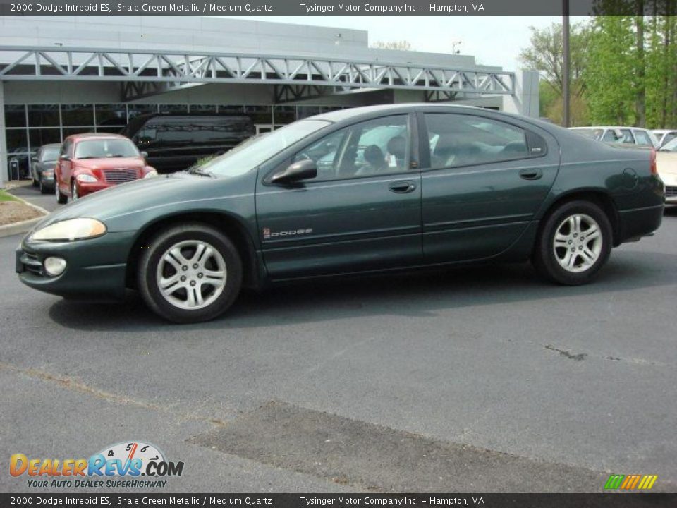 2000 Dodge Intrepid ES Shale Green Metallic / Medium Quartz Photo #2