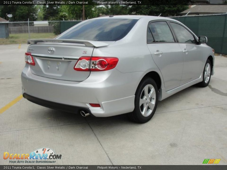 Classic Silver Metallic 2011 Toyota Corolla S Photo #3