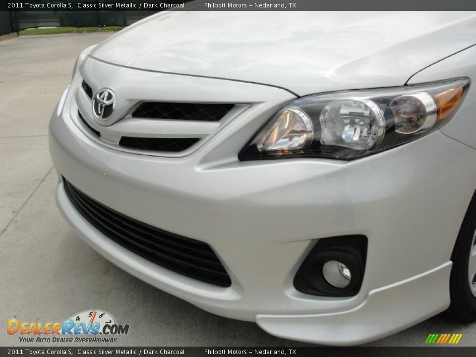 Classic Silver Metallic 2011 Toyota Corolla S Photo #10