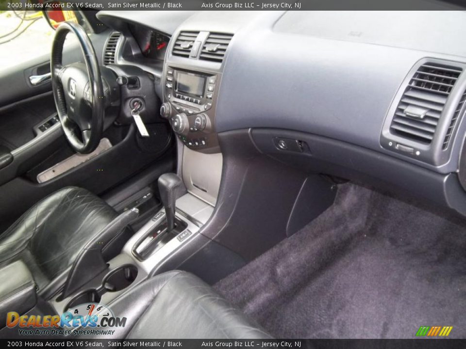 2003 Honda Accord EX V6 Sedan Satin Silver Metallic / Black Photo #20