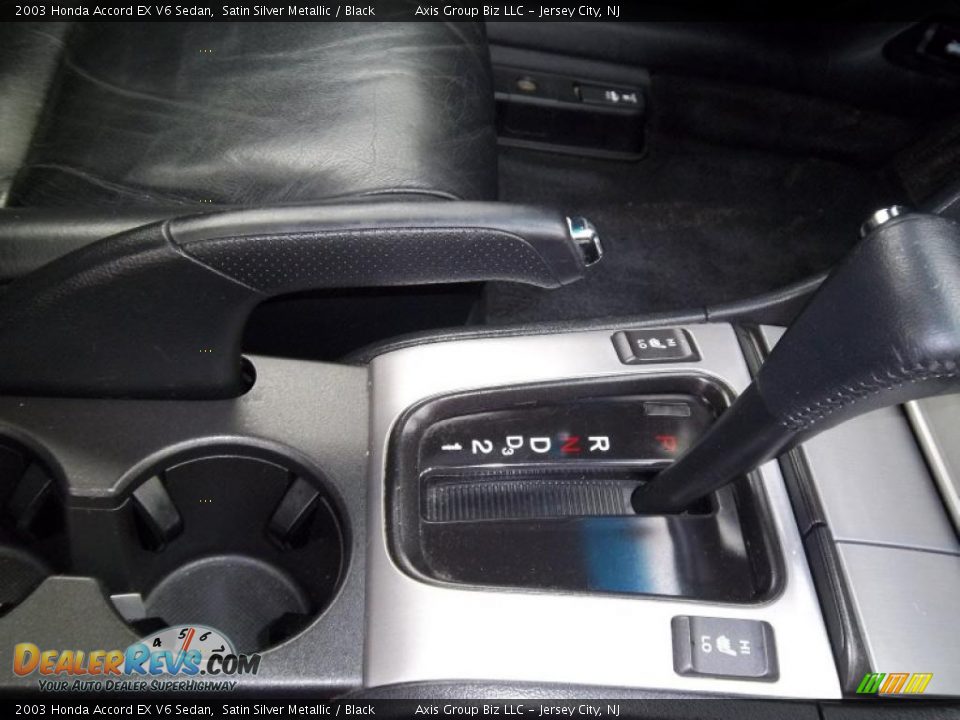 2003 Honda Accord EX V6 Sedan Satin Silver Metallic / Black Photo #23