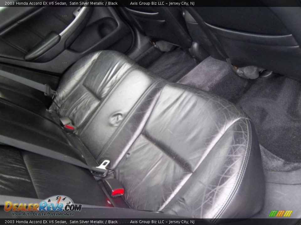 2003 Honda Accord EX V6 Sedan Satin Silver Metallic / Black Photo #24