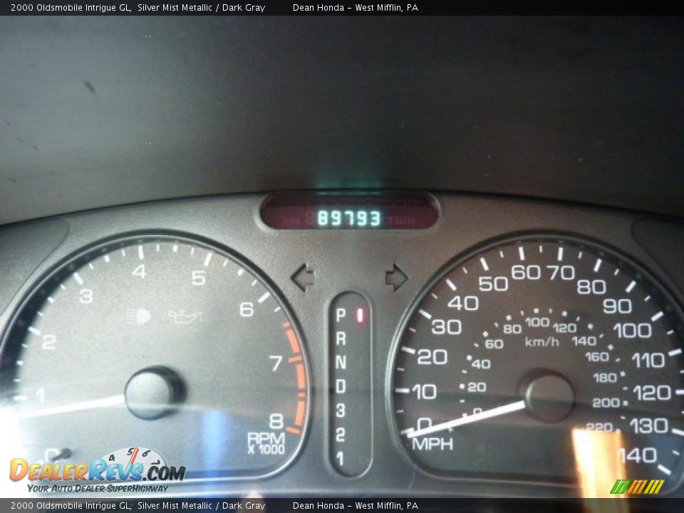 2000 Oldsmobile Intrigue GL Gauges Photo #14