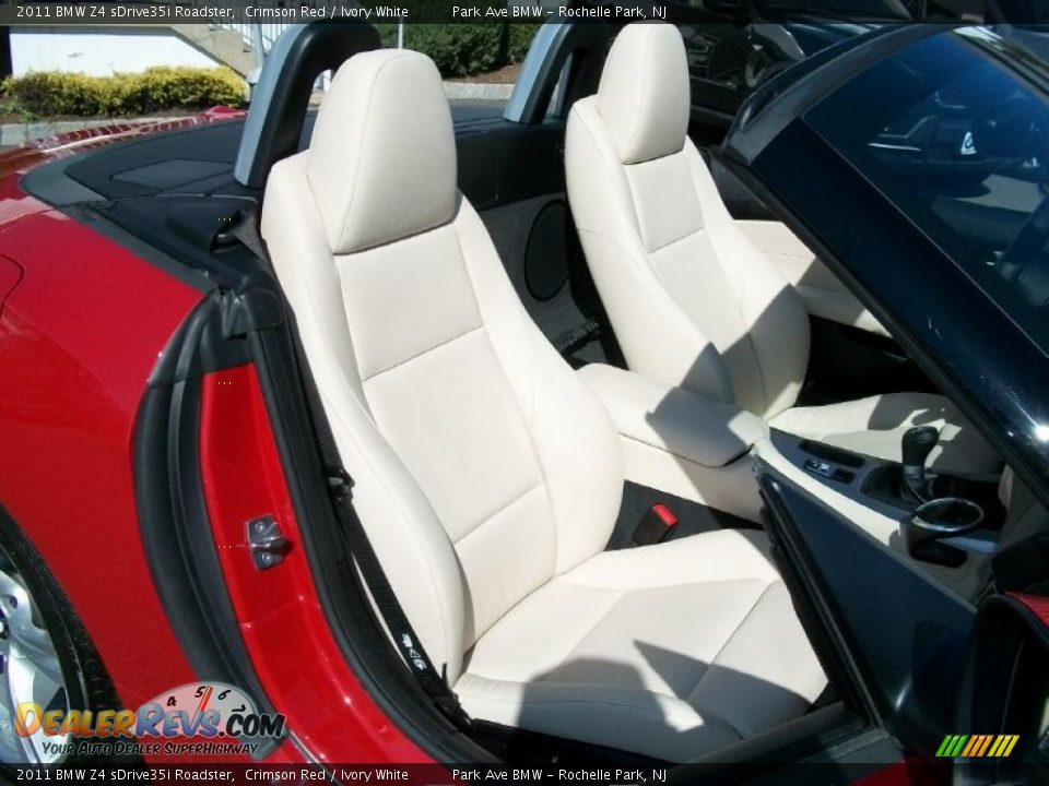 Ivory White Interior - 2011 BMW Z4 sDrive35i Roadster Photo #26