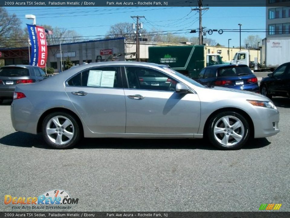 2009 Acura TSX Sedan Palladium Metallic / Ebony Photo #2