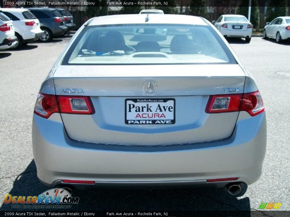 2009 Acura TSX Sedan Palladium Metallic / Ebony Photo #4