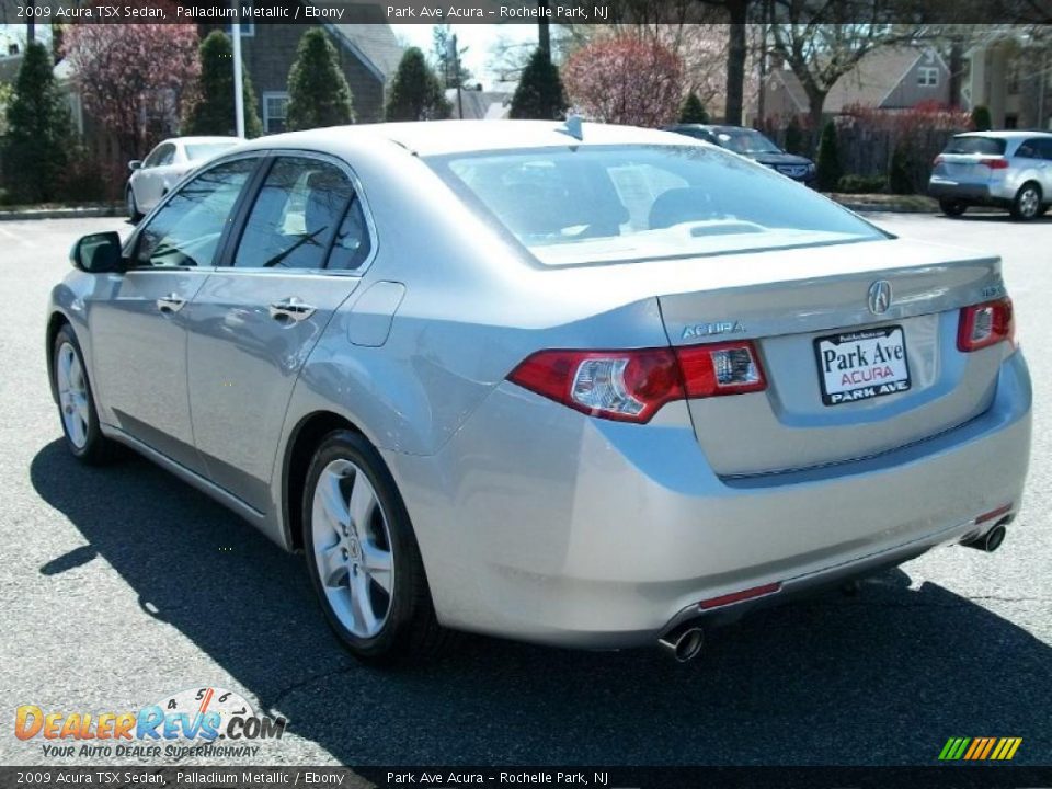2009 Acura TSX Sedan Palladium Metallic / Ebony Photo #5